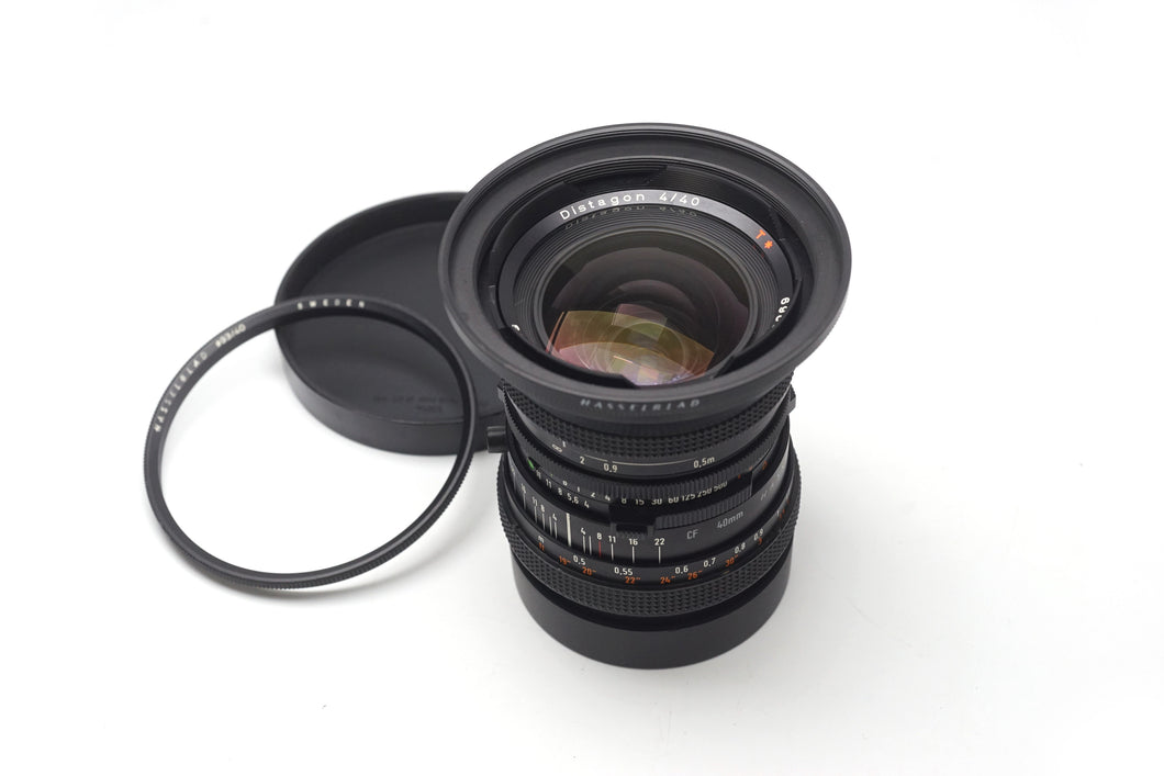 Hasselblad Carl Zeiss Distagon 40mm F4 CF T* with filter ring